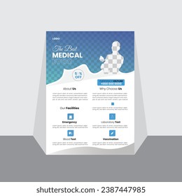 Professional Business Flyer template in A4.