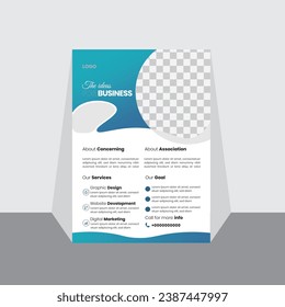 Professional Business Flyer template in A4.