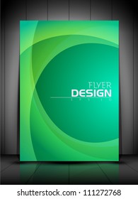 Professional business flyer template, brochure or cover design or corporate banner design for publishing, print and presentation. EPS 10.