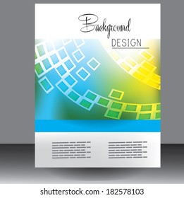 Professional business  flyer template, brochure or cover design or corporate banner design for publishing, print and presentation. EPS 10.