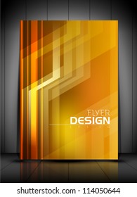 Professional business flyer template or corporate banner design, can be use for publishing, print and presentation. EPS 10.