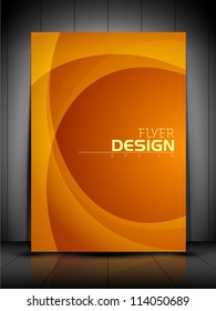 Professional business flyer template or corporate banner design, can be use for publishing, print and presentation. EPS 10.