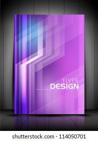 Professional business flyer template or corporate banner design, can be use for publishing, print and presentation. EPS 10.