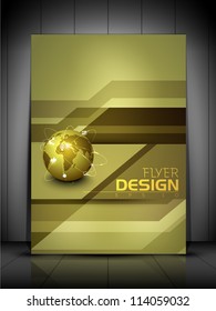 Professional business flyer template or corporate banner design, can be use for publishing, print and presentation. EPS 10.