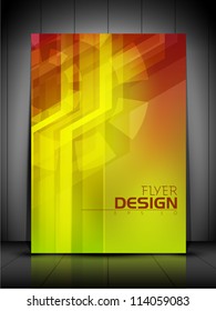 Professional business flyer template or corporate banner design, can be use for publishing, print and presentation. EPS 10.