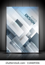 Professional business flyer template or corporate banner design, can be use for publishing, print and presentation. EPS 10.