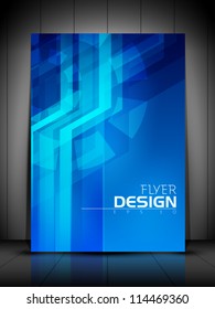 Professional business flyer template or corporate banner design, can be use for publishing, print and presentation. EPS 10.