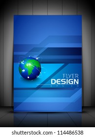Professional business flyer template or corporate banner design, can be use for publishing, print and presentation. EPS 10.