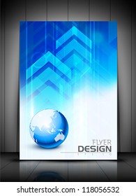 Professional business flyer template or corporate banner design, can be use for publishing, print and presentation. EPS 10.