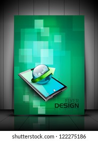 Professional business flyer template or corporate banner design, can be use for publishing, print and presentation. EPS 10.