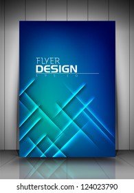 Professional business flyer template or corporate banner design  for publishing, print and presentation. EPS 10.