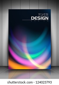 Professional business flyer template or corporate banner design  for publishing, print and presentation. EPS 10.