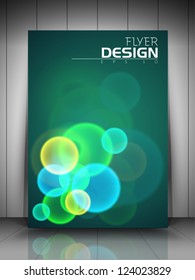 Professional business flyer template or corporate banner design  for publishing, print and presentation. EPS 10.