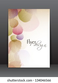 Professional business flyer template or corporate banner design, can be use for publishing, print and presentation. EPS 10.