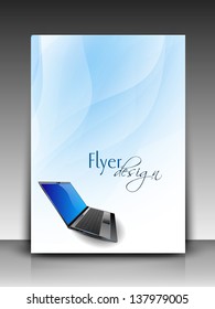 Professional business flyer template or corporate banner design, can be use for publishing, print and presentation. EPS 10.