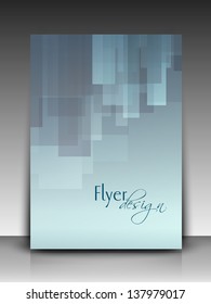 Professional business flyer template or corporate banner design, can be use for publishing, print and presentation. EPS 10.