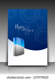 Professional business flyer template or corporate banner design, can be use for publishing, print and presentation. EPS 10.