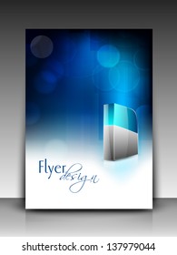Professional business flyer template or corporate banner design, can be use for publishing, print and presentation. EPS 10.