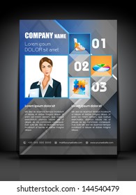 Professional business flyer template or corporate banner design, can be use for publishing, print and presentation.