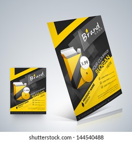 Professional business flyer template or corporate banner design, can be use for publishing, print and presentation.