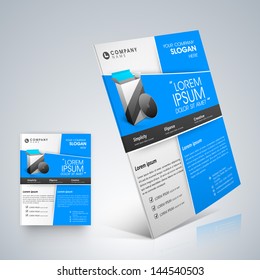 Professional business flyer template or corporate banner design, can be use for publishing, print and presentation.