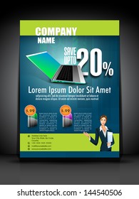 Professional business flyer template or corporate banner design, can be use for publishing, print and presentation.