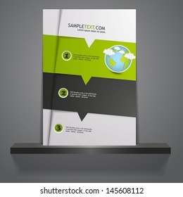 Professional business flyer template or corporate banner design, can be use for publishing, print and presentation. EPS 10. 