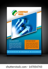 Professional business flyer template or corporate banner design, can be use for publishing, print and presentation. 