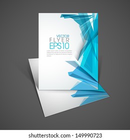 Professional business flyer template, corporate brochure or cover design, can be use for publishing, print and presentation. 