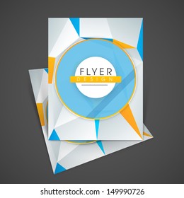 Professional business flyer template, corporate brochure or cover design, can be use for publishing, print and presentation. 