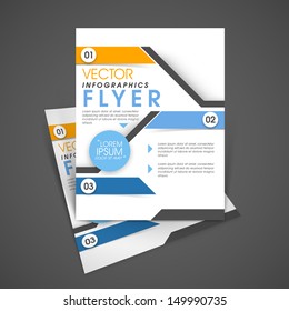 Professional business flyer template, corporate brochure or cover design, can be use for publishing, print and presentation. 