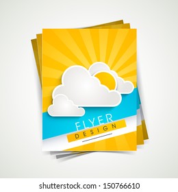 Professional business flyer template or corporate banner design, can be use for publishing, print and presentation.