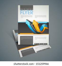 Professional business flyer template or corporate banner design, can be use for publishing, print and presentation. 