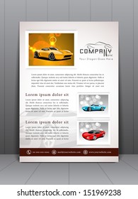 Professional business flyer template or corporate banner design, can be use for publishing, print and presentation. 