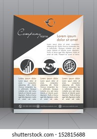 Professional Business Flyer Template Or Corporate Banner Design, Can Be Use For Publishing, Print And Presentation