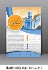 Professional business flyer template or corporate banner design, can be use for publishing, print and presentation 