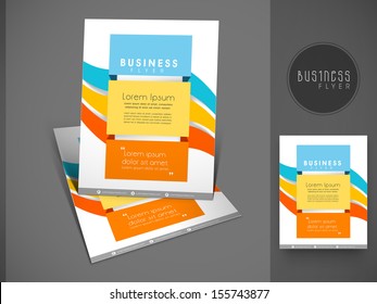 Professional business flyer template or corporate banner design, can be use for publishing, print and presentation. 