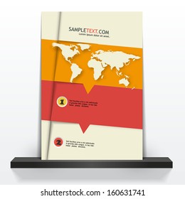 Professional business flyer template or corporate banner design, can be use for publishing, print and presentation. EPS 10. 