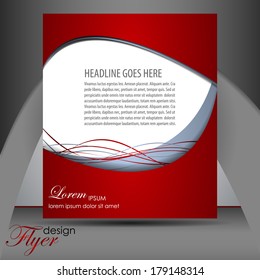 Professional business flyer template or corporate banner/design for publishing, print and presentation.