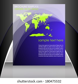 Professional business flyer template or corporate banner/design for publishing, print or presentation 