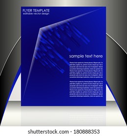 Professional business flyer template or corporate banner/design for publishing, print or presentation 