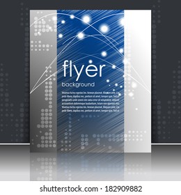 Professional business flyer template or corporate banner/design for print, publishing or presentation