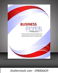 Professional business flyer template or corporate banner/design for print, publishing or presentation 