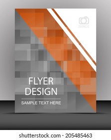 Professional business flyer template or corporate banner, cover design/design for print, publishing or presentation 