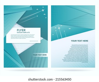 Professional business flyer template or corporate banner design, can be use for publishing, print and presentation 