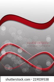 Professional business flyer template, corporate banner or wallpaper design/vector illustration