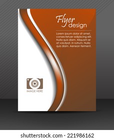 Professional business flyer template or corporate banner, brochure, cover design/can be used for print, publishing or presentation