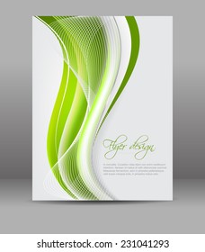 Professional business flyer template or corporate banner, brochure or cover design/can be used for print, publishing or working presentation, editable vector design with place for your content