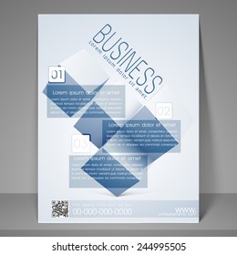 Professional business flyer template or corporate banner design, can be use for publishing, print and presentation.