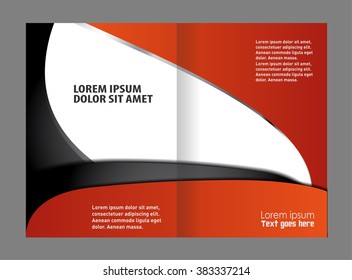 Professional business flyer template or corporate brochure design
